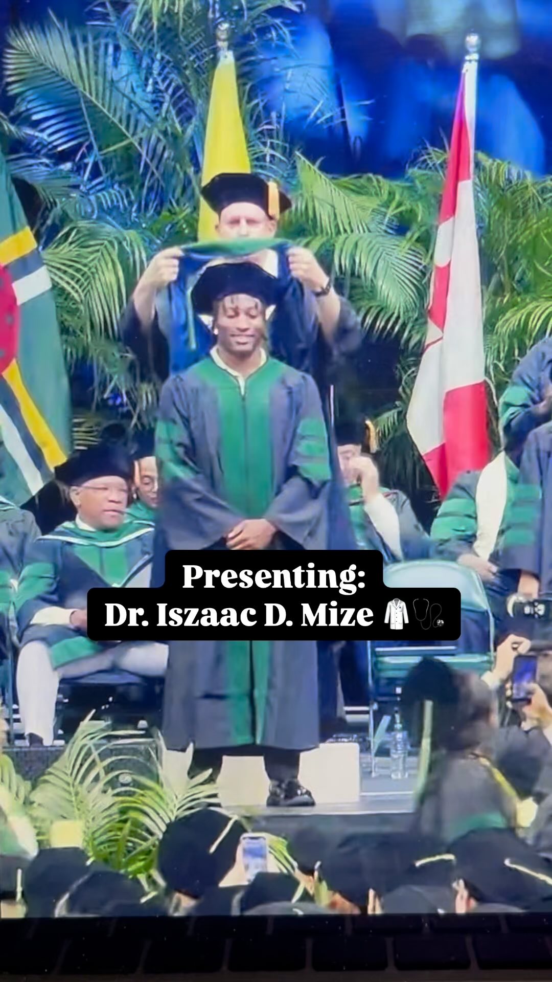 Today 5/16/25 was the big 🎓 day! I present to you Dr. Iszaac D. Mize 🥼🩺 ...