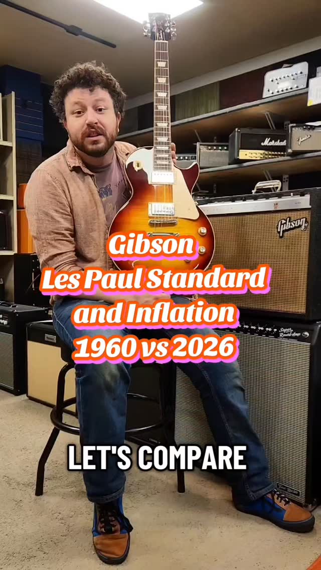 1960 vs 2026: let's see how the price of a new Les Paul Standard