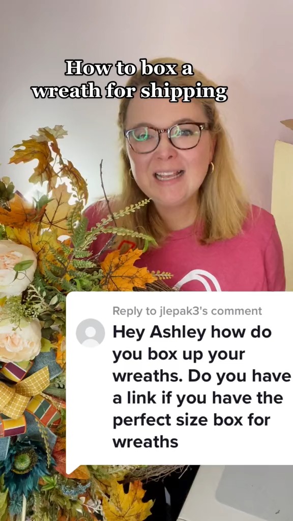 Boxing up this FAll Wreath Order: Several Questions I get A LOT How big ...