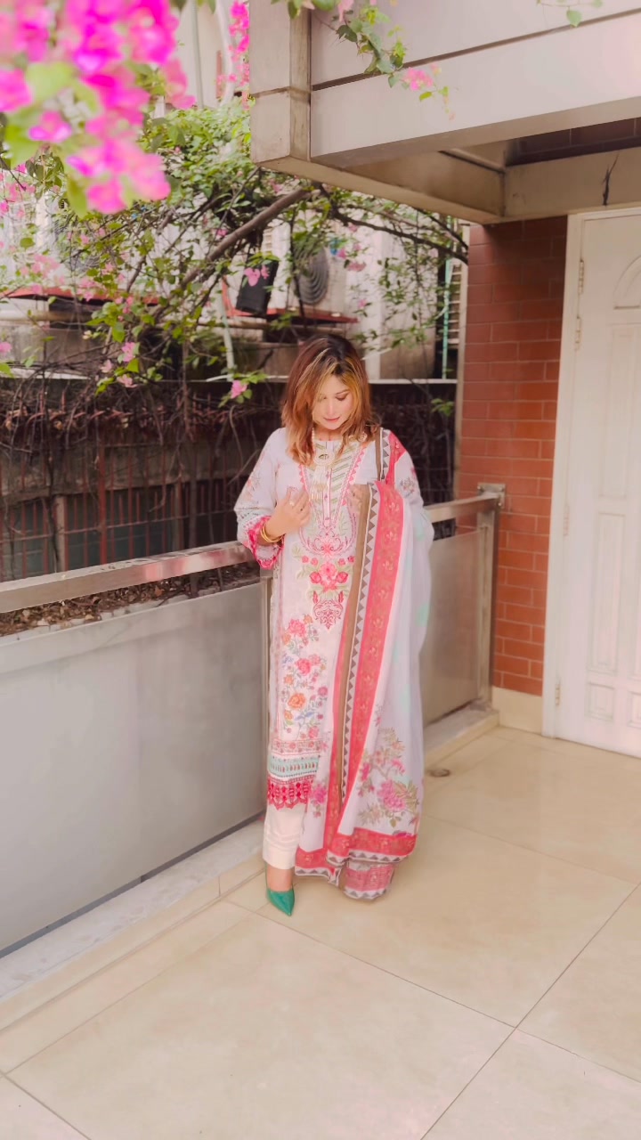 3 piece ladies dress Three New Collection | best summer 3pc outfits for | three piece collection | three piece new collection | three piece outfits for ladies | 3pc | orange fashion bd | ready to wear Comfort