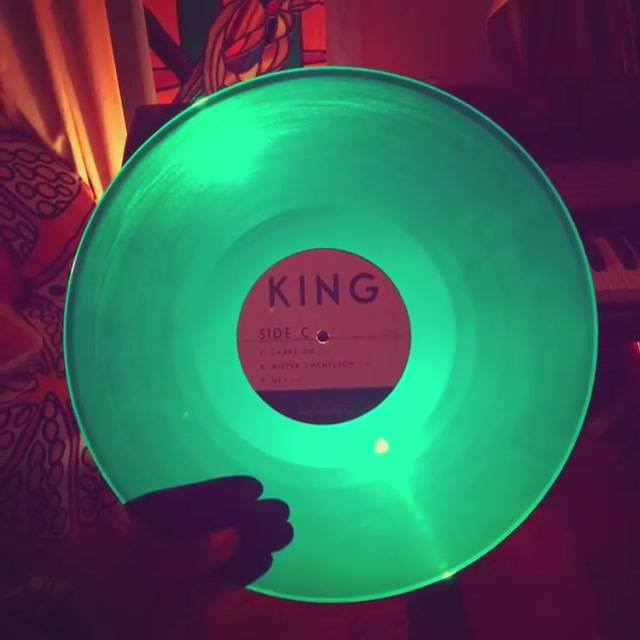 Hey! We Are KING is now available on green vinyl!? Grab your 