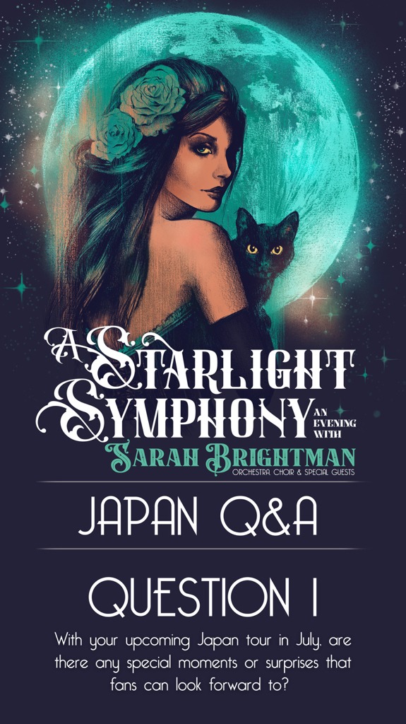 A Starlight Symphony' Tour JAPAN Q&A with Sarah! 🌌 Sarah has