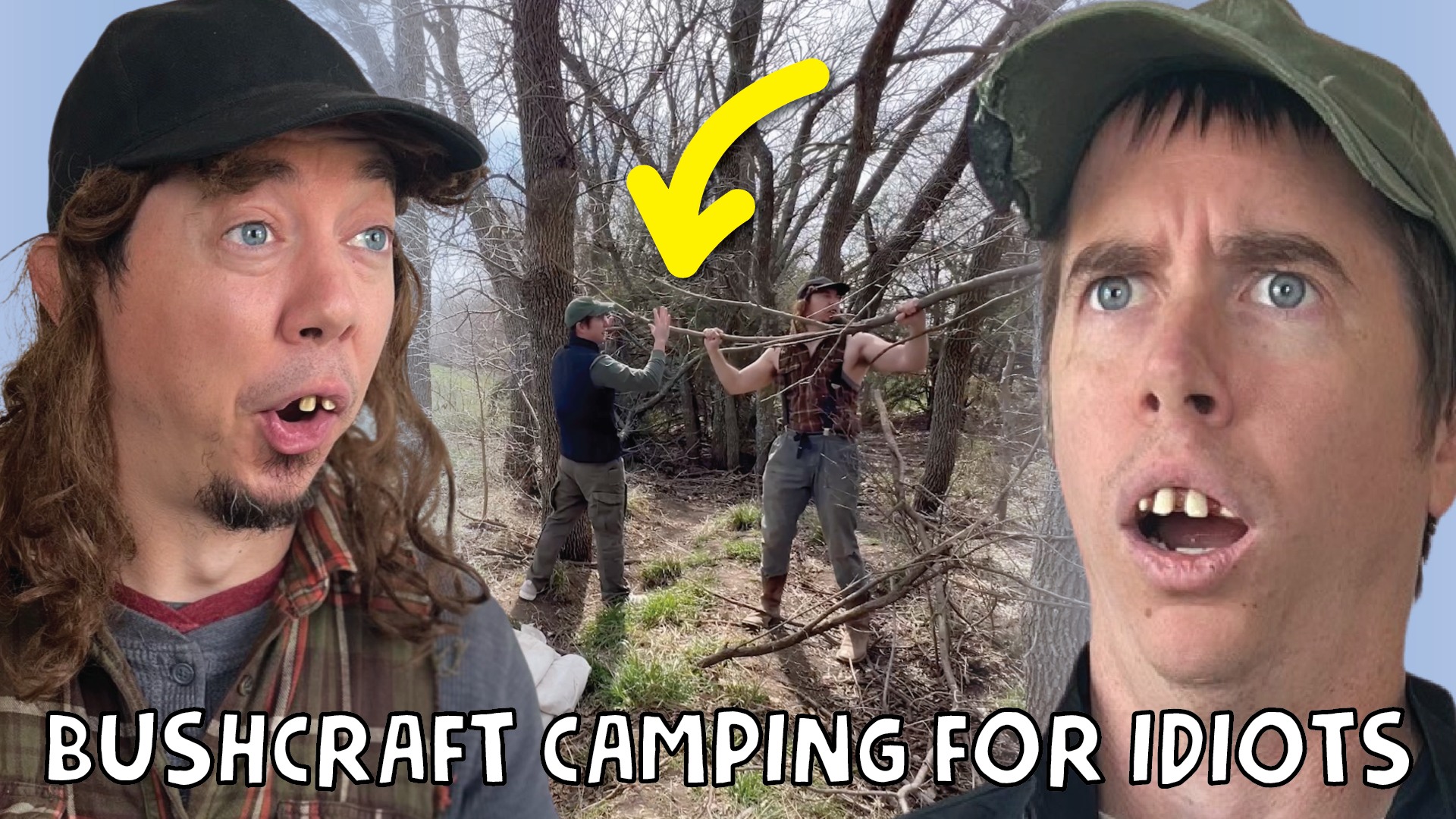 BUSHCRAFT CAMPING FOR IDIOTS You won't believe what happens to Buzz in ...