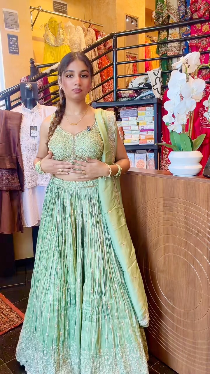flower long sleeve dress Sequin-Floral Long Formal Shop By Need/Back Snap Clothing Colour:Apricot Model is wearing the Light Green Quinceanera Dresses