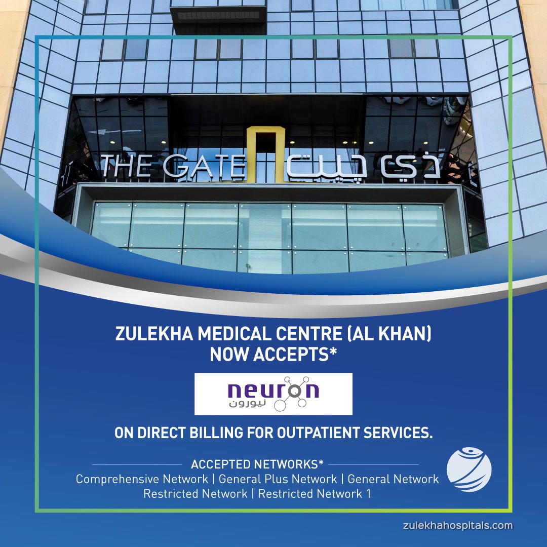 Zulekha Medical Centre, Al Khan is delighted to announce the acceptance ...