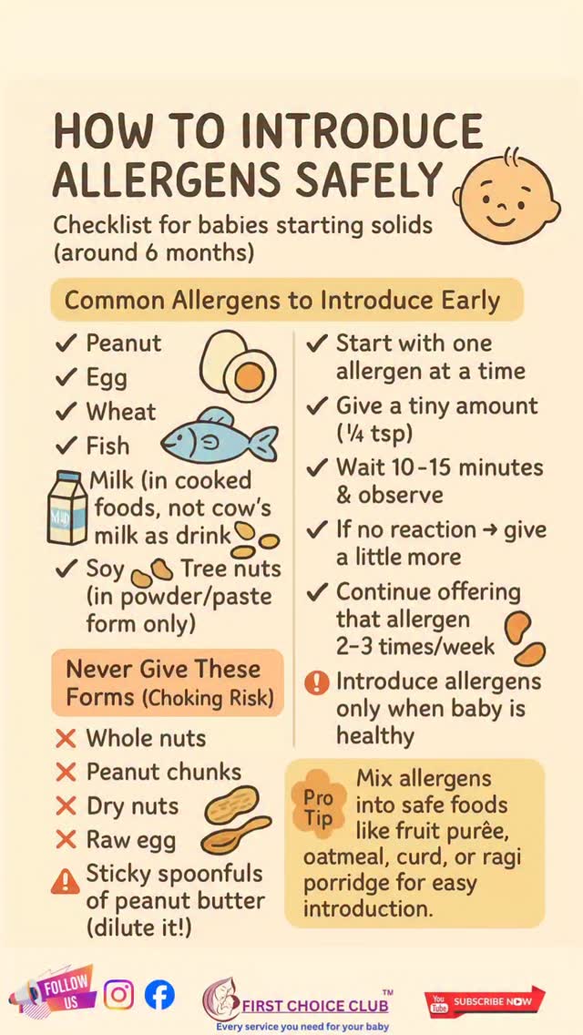 Starting solids soon? Here’s how to introduce allergens safely ...