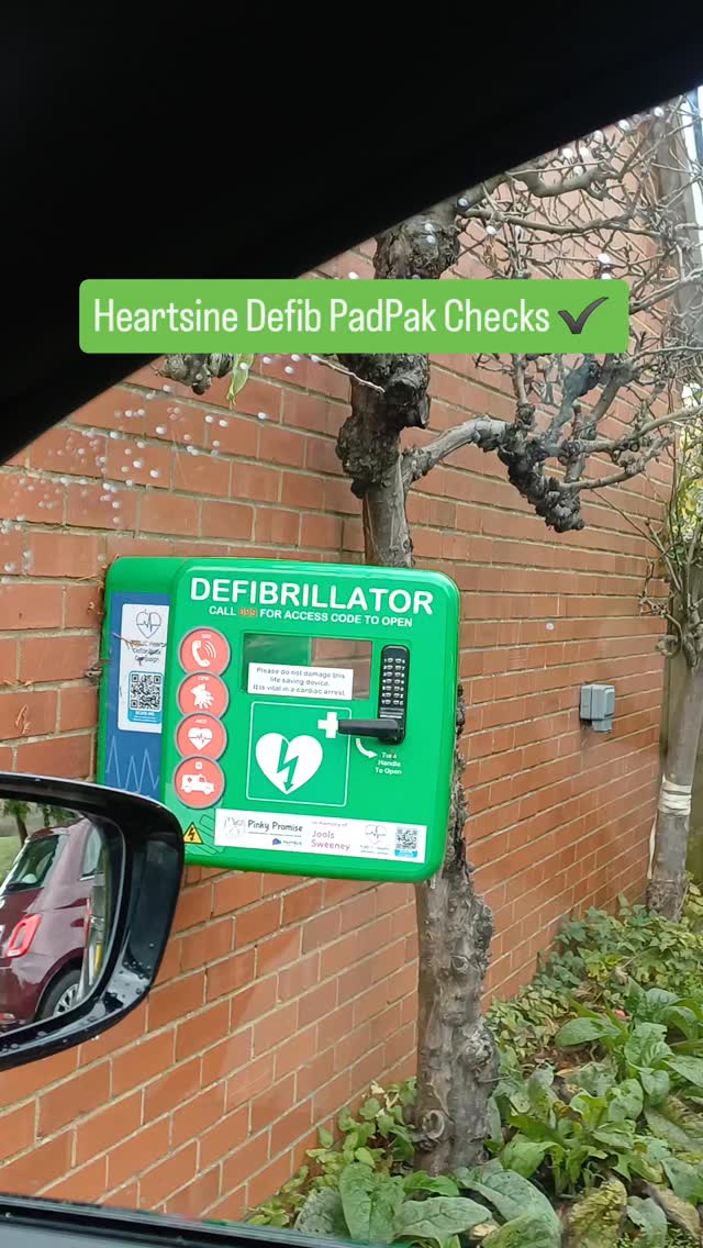 ️ Checking our Heartsine Samaritan defibs: To ensure the device works ...