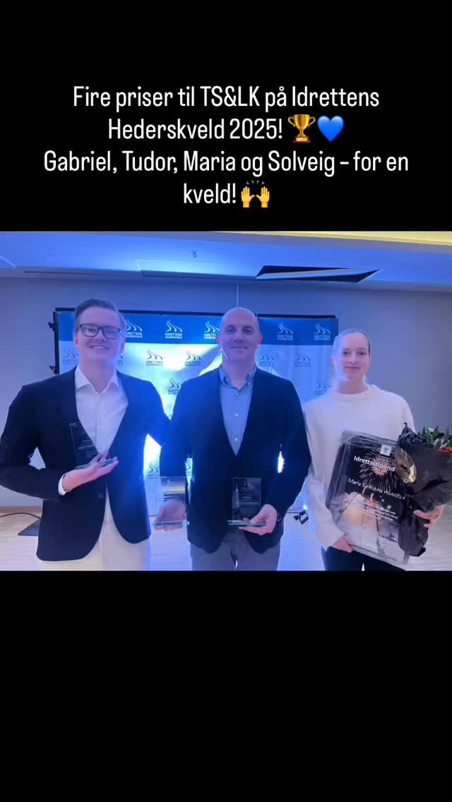 🏆 TS&LK markerer seg på Idrettens Hederskveld 2025 – med hele fire ...