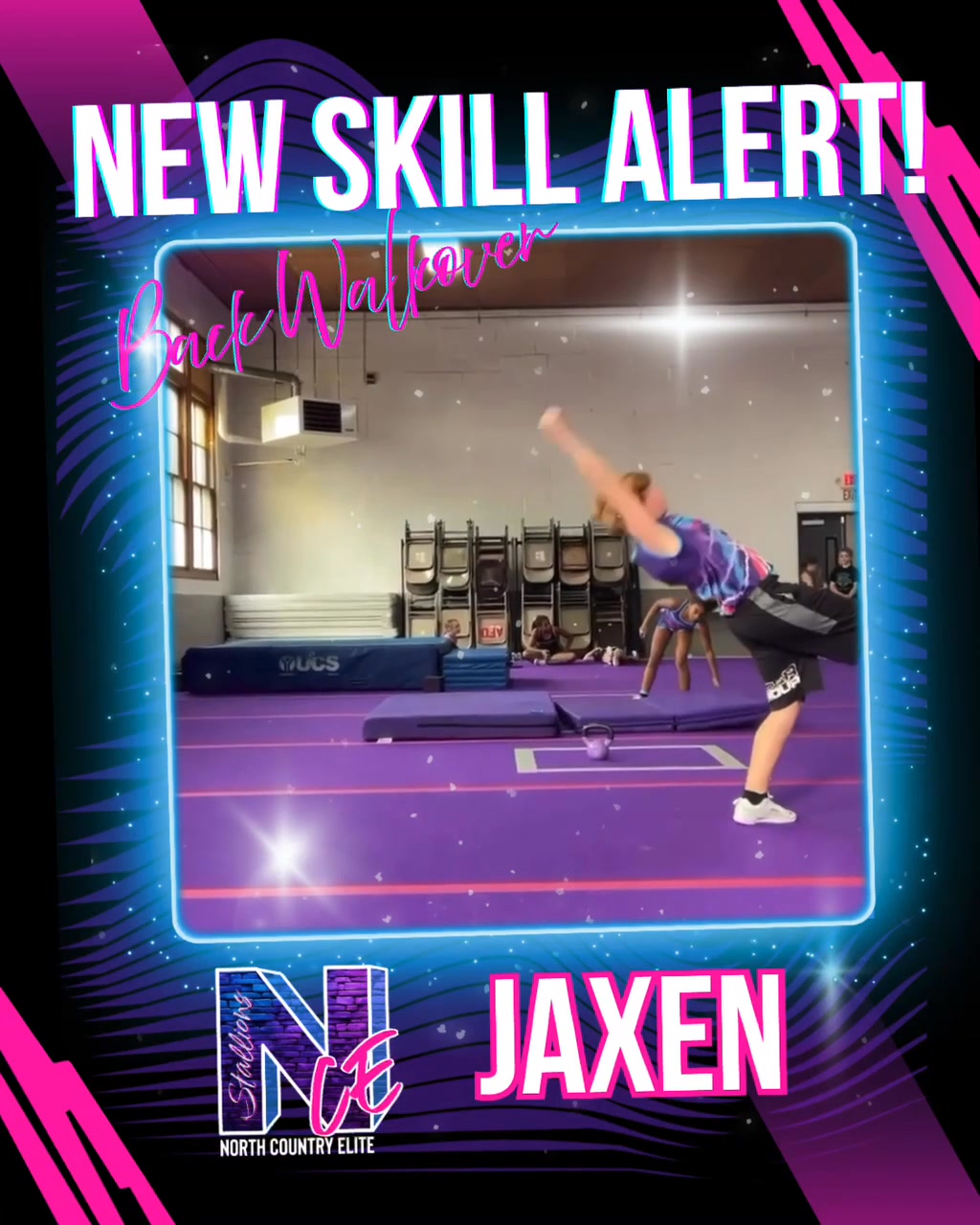 #newskillalert🚨 Jaxen has conquered his back walkover! #proudtobeNCE # ...
