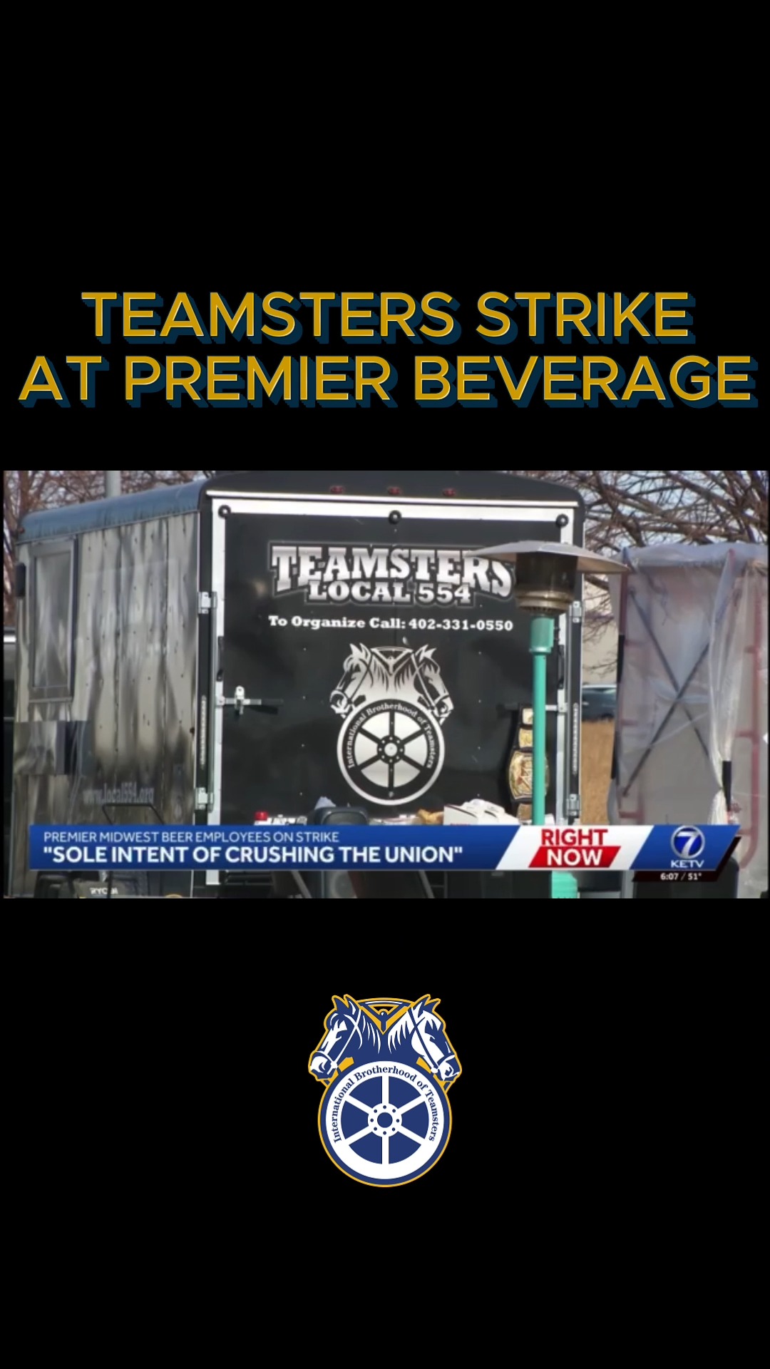 Over 50 Teamsters at Premier-Midwest Beer & Beverage have launched an ...