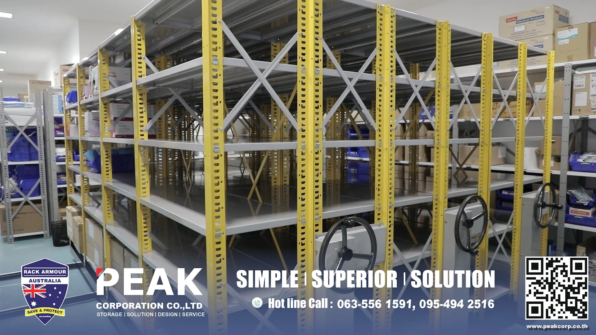 Mobile Micro Rack เป็นชั้นวางสินค้า รูปแบบรางเลื่อนโดยใช้โครงสร้าง ...