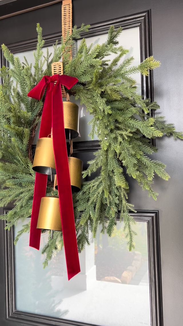 My holiday front porch 🎄 #christmasdecor #seasonal #interiordecor # ...