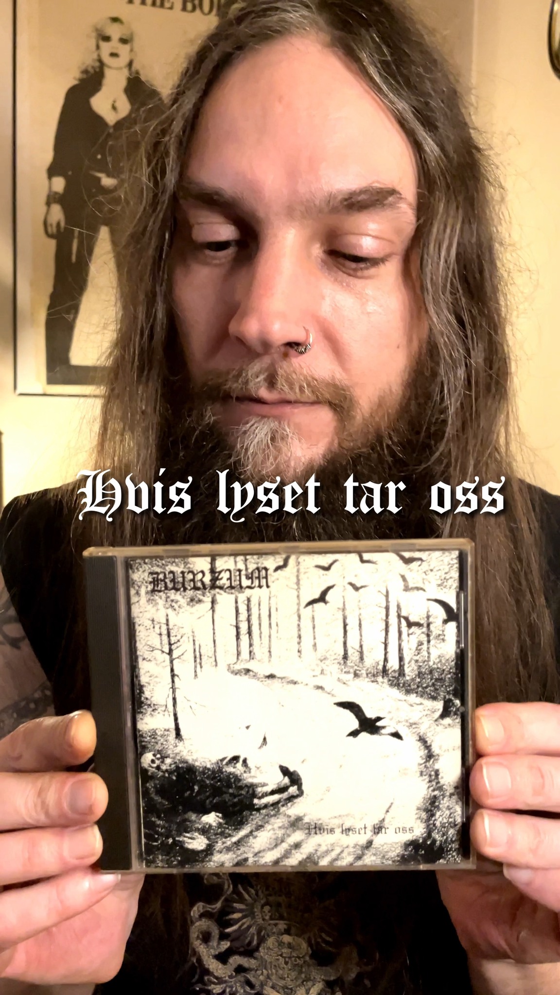 Burzum - 'Draugen - Rarities' limited edition grey vinyl! All the