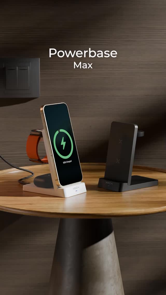 Now charge smarter with the XECH Powerbase MAX 🔋- a foldable 3-in-1 ...