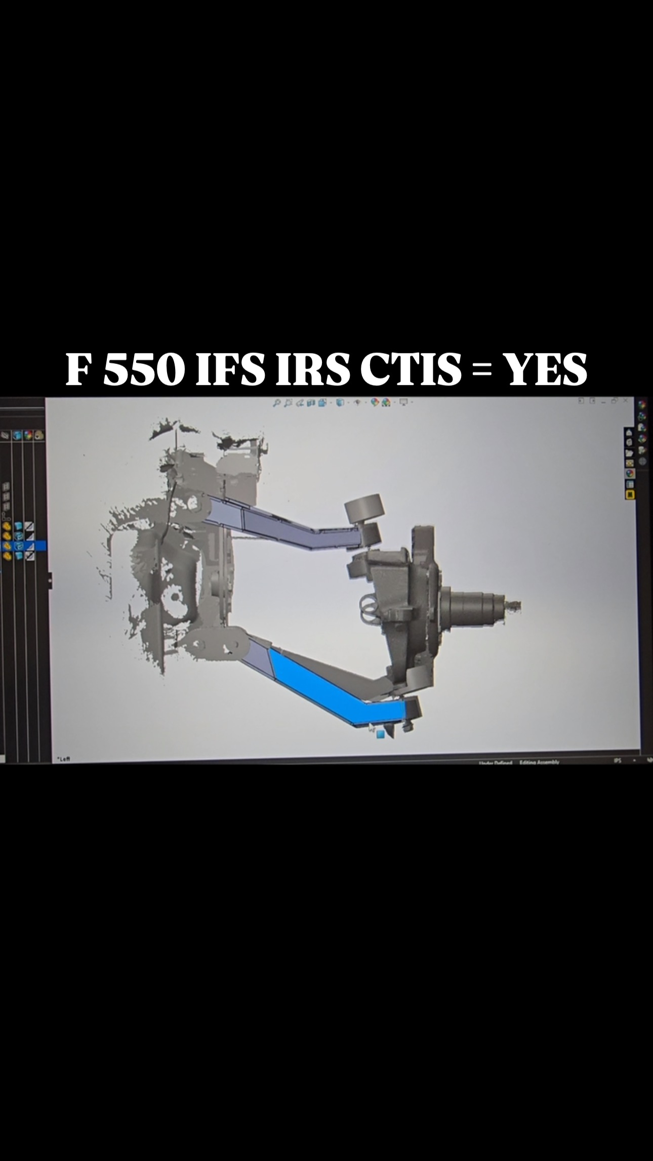 F550 central tire inflation system inside the axle and independent ...