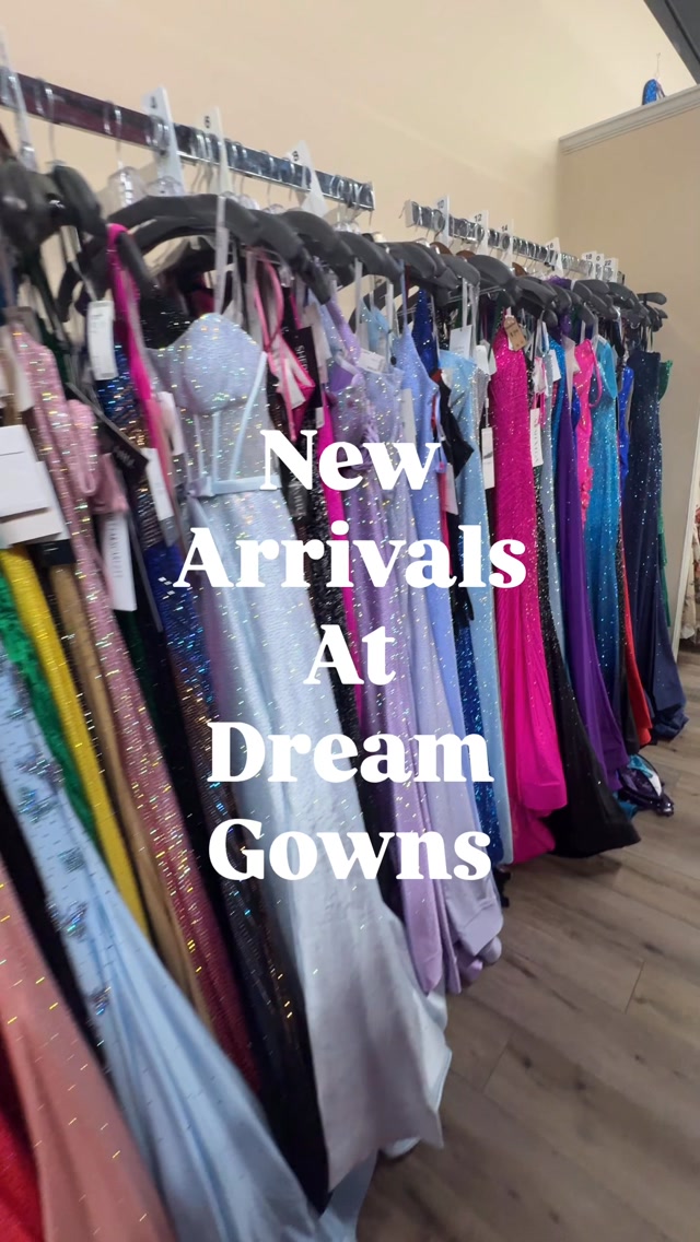 Our early prom shipment is here just in time for homecoming! ✨, We just got in so many beautiful Sherri Hill dresses, and if you haven’t found the one for homecoming yet, this is your sign to come 