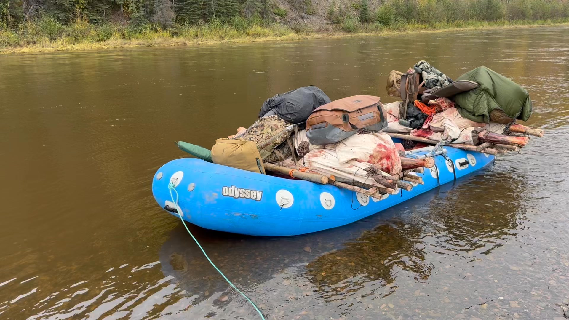 Day 2 of floating meat out. I had my sleeping bag in a dry bag that ...