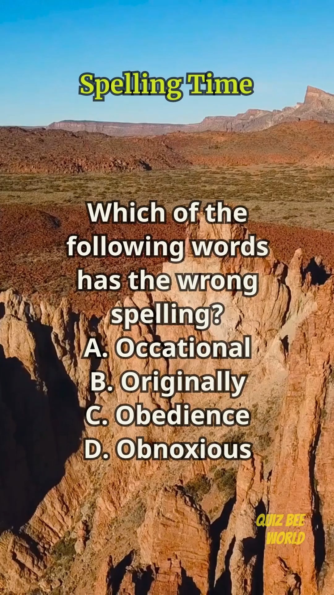Spelling Time 1160 #spelling #englishlearning #englishvocabulary # ...