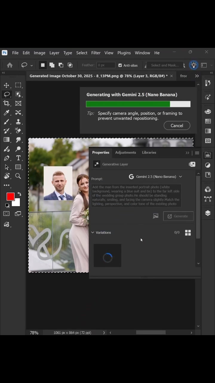 Adobe Photoshop 2025 – Tips for adding people to generative. # ...