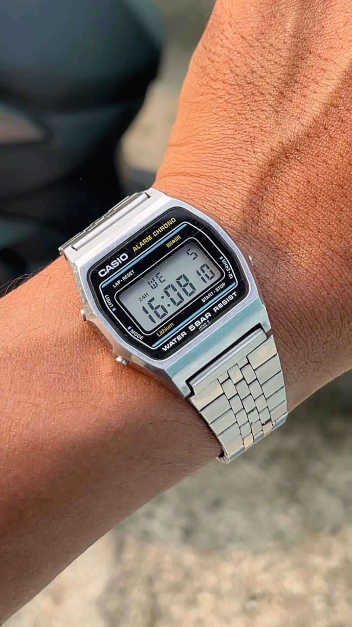 The Casio W-31 is a rare vintage digital watch from the 1980s. It