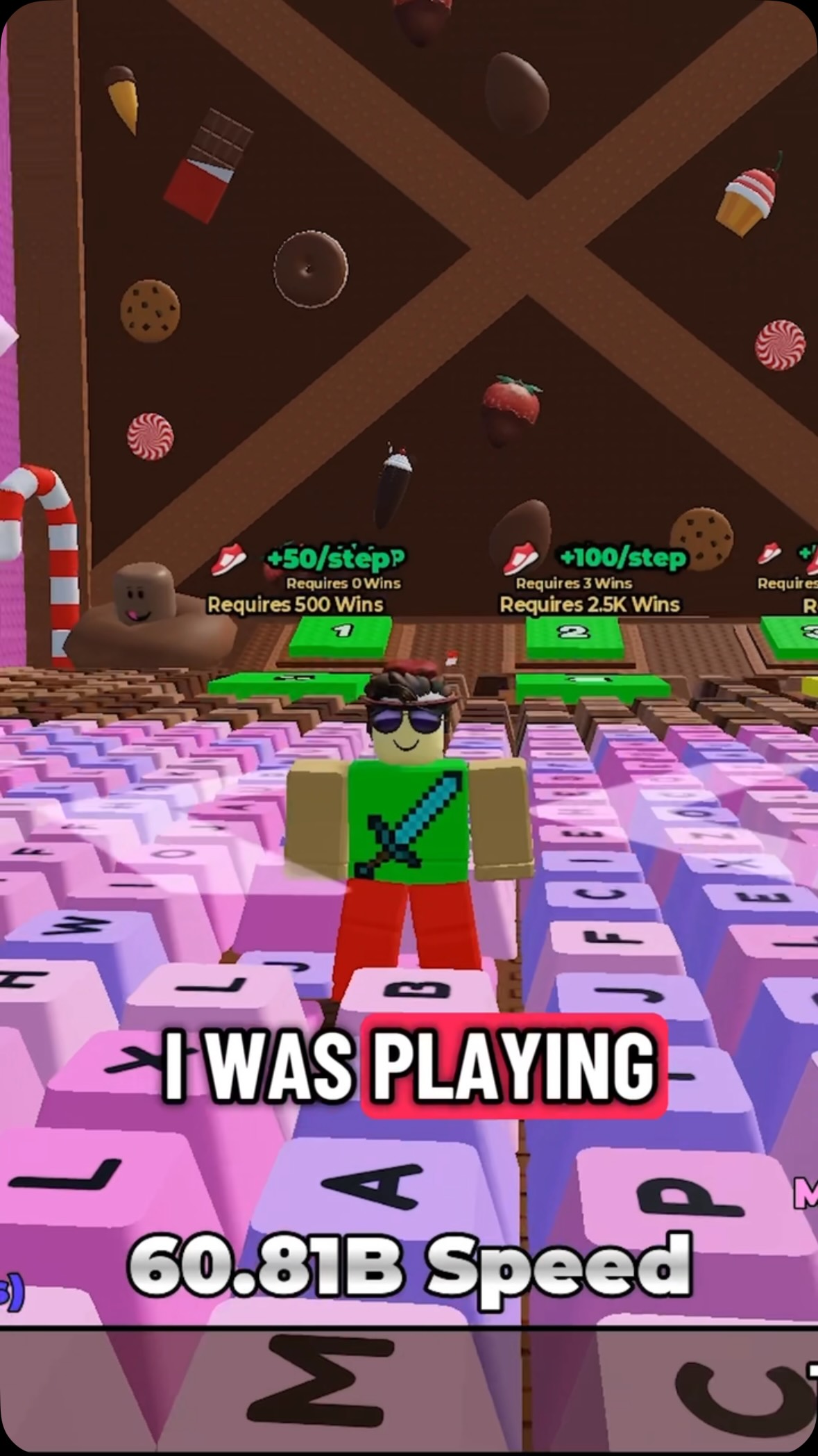 I Found the Most Broken Keycap on Speed Keyboard Escape #reels #roblox