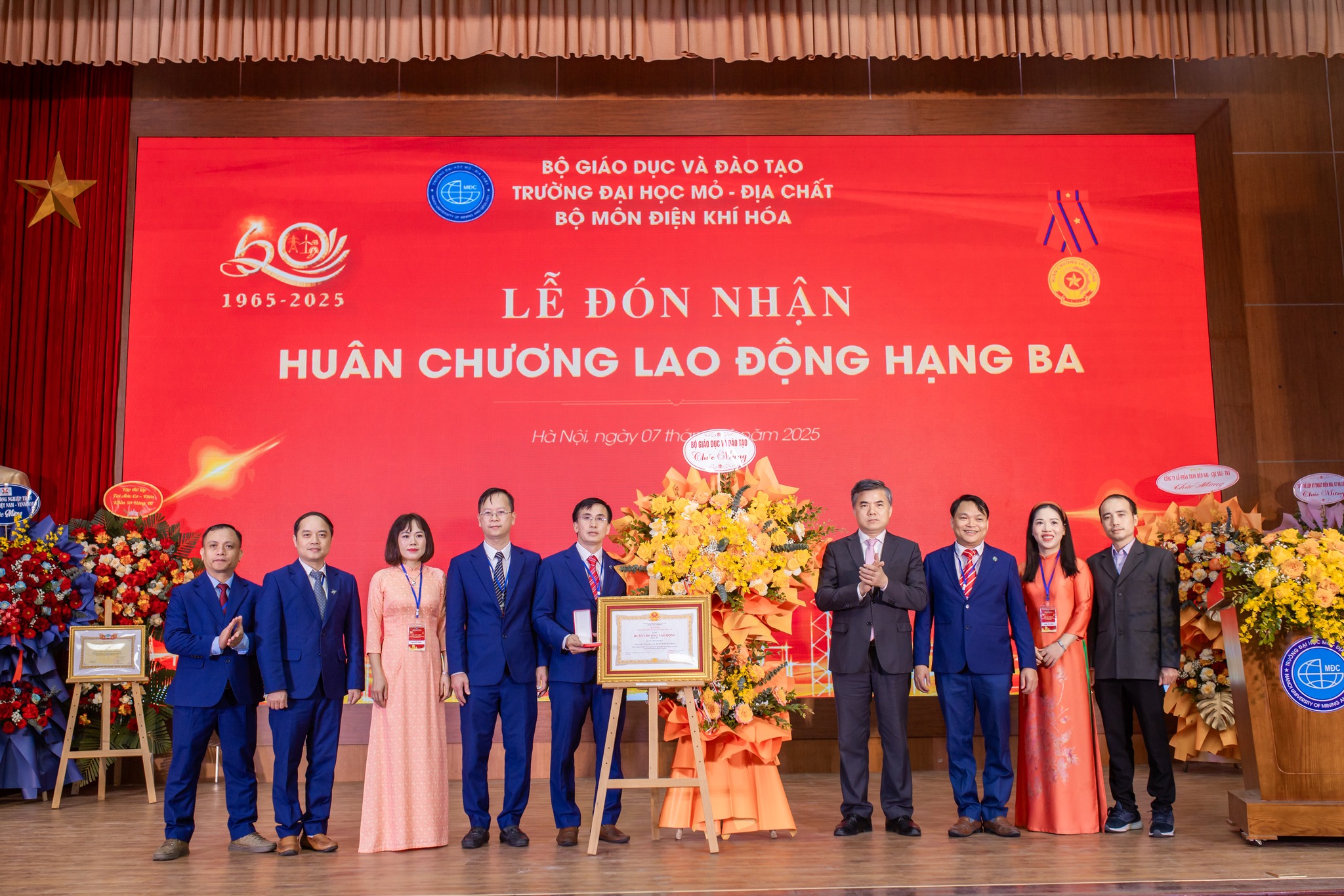 LỄ KỶ NIỆM 60 NĂM ĐÀO TẠO & ĐÓN NHẬN HUÂN CHƯƠNG LAO ĐỘNG HẠNG BA – BỘ ...