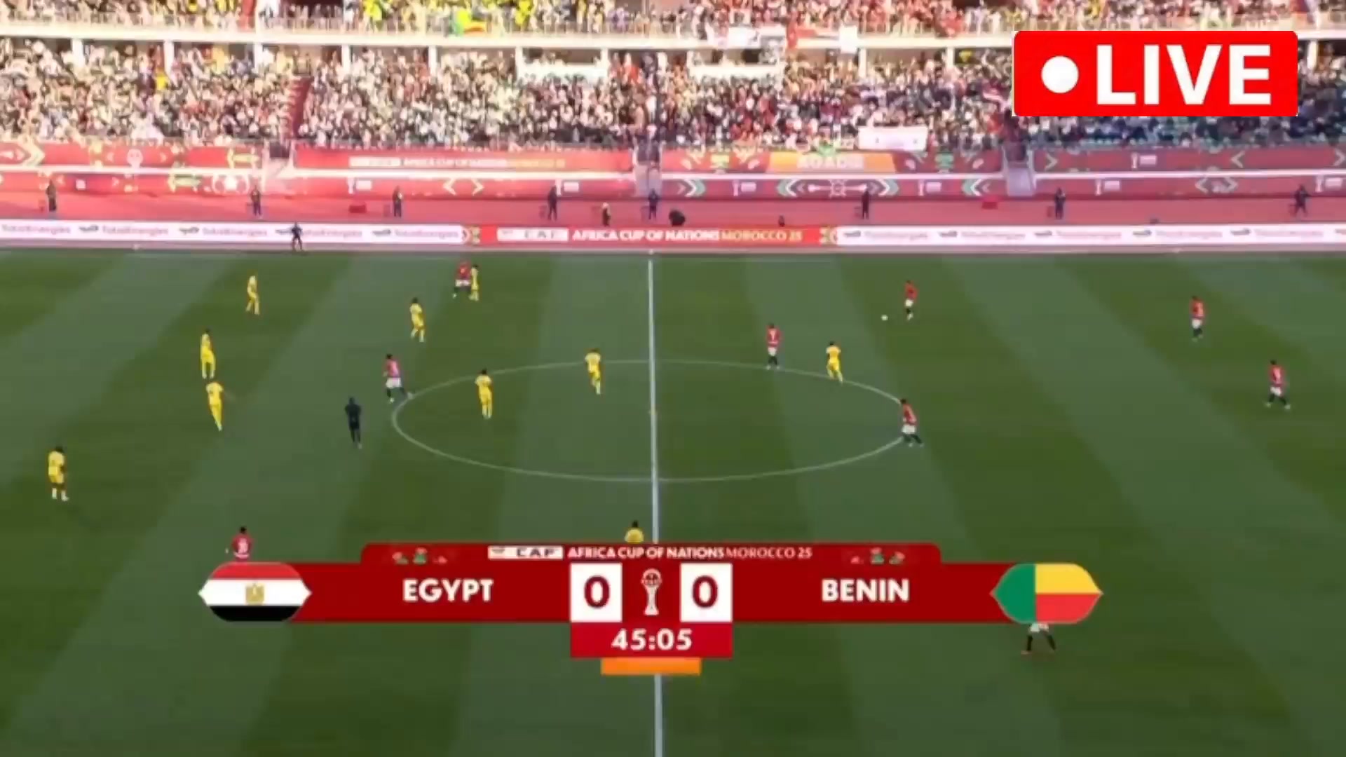 🛑Bénin vs Égypte en direct aujourd'hui 2025 HD 🥅BUT...BUT...BUT...BUT ...
