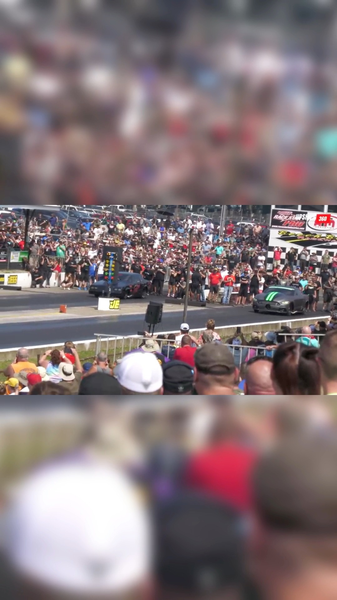 Kye Kelley gets dangerously close to the wall and had to let off and ...