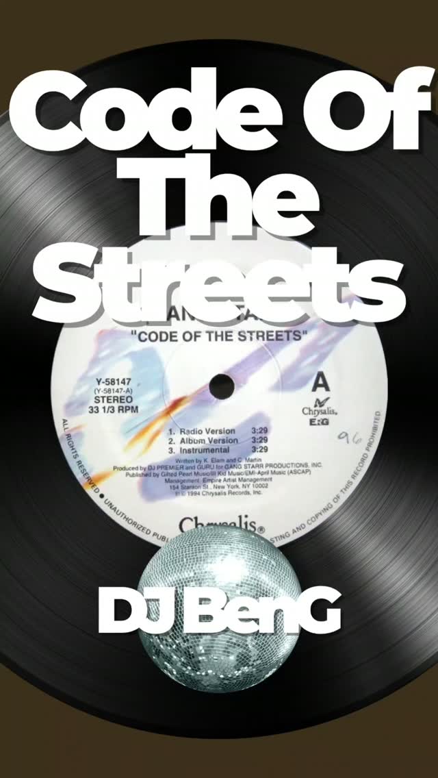 1994 : Gang Starr - Code of the Streets Produced by DJ Premier
