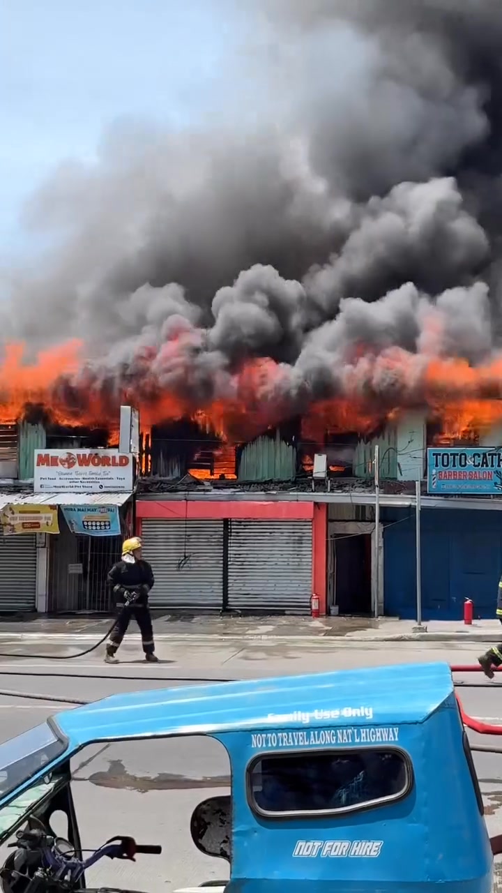 PANOORIN: Nilamon ng apoy ang ilang establisyemento sa kahabaan ng ...
