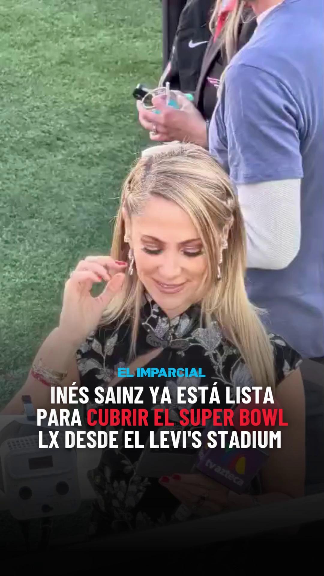 Inés Sainz, periodista y comentarista de Azteca Deportes, ya está en la ...