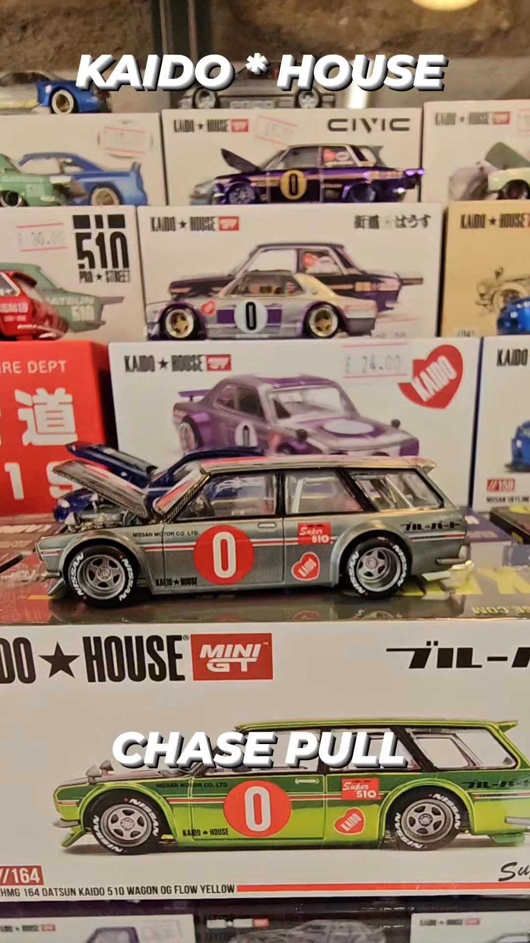 Mini GT Kao House 185 Nissan Skyline 2000GT-R (KPGC 10) Kao Works 2025 Malaysia Diecast Expo Exclusive, Toys & Collectibles, Mainan di Carousell