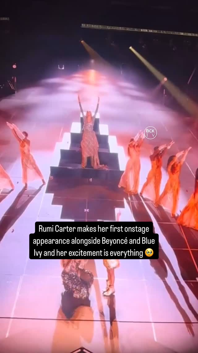 Rumi Carter makes her first onstage appearance alongside Beyoncé and ...