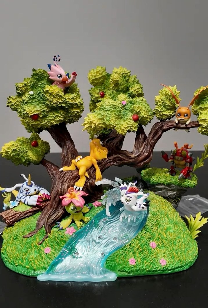Amazing Digimon Diorama by Wasp Studio! #digimon #digimondigital
