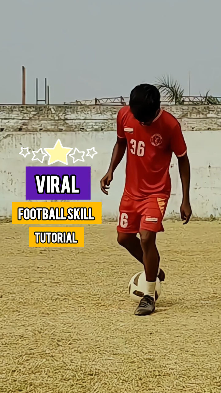 Viral Football Skill Tutorial ⚽🥵 ️ #football #skills #soccer #reels ...