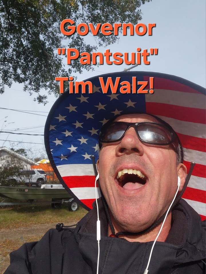 Governor Pantsuit (Tim Walz) Just a bit of satirical fun about ...