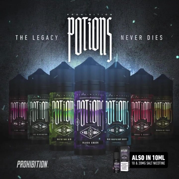 prohibition vape juice flavors 🔥PROHIBITION POTIONS🔥, Coming in hot tomorrow!! Some of you will remember the heady heydays when ruled with cult flavours such as ‘Black Crack’!! Reminisce no more!! Available in Blue slurpee / Blue Flavour:Strawberry Kiwi Pomegranate raz non nicotine vape