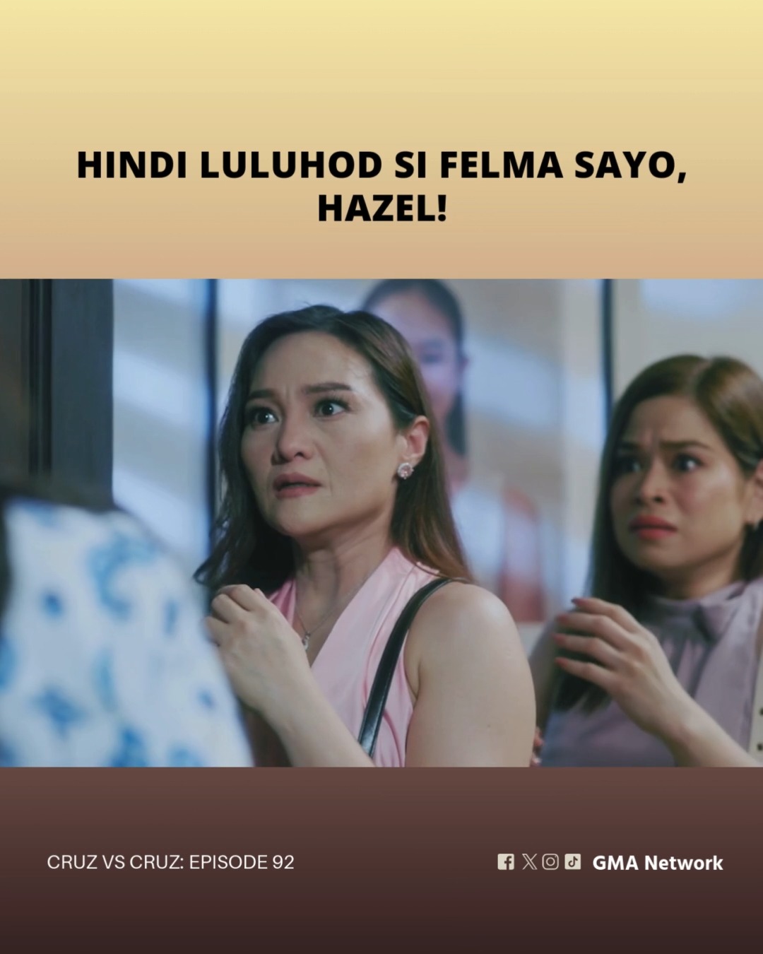 #CruzVsCruz #Highlights: MALAKAS NA SAMPAL ang binigay ni Felma kay ...