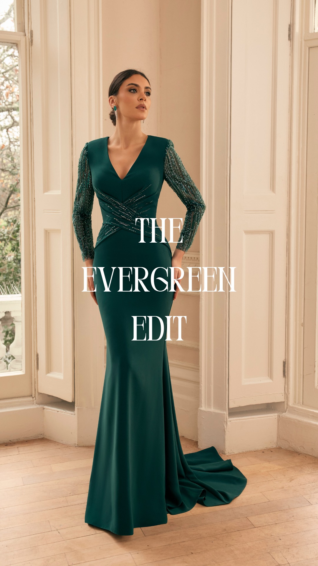 veni infantino green dress Introducing the Evergreen Edit 💚 , A curated collection of sophisticated gowns in rich, vibrant shades of green. Timeless elegance with a fresh perspective., #veniinfantino #occasionwear #ElegantStyle import