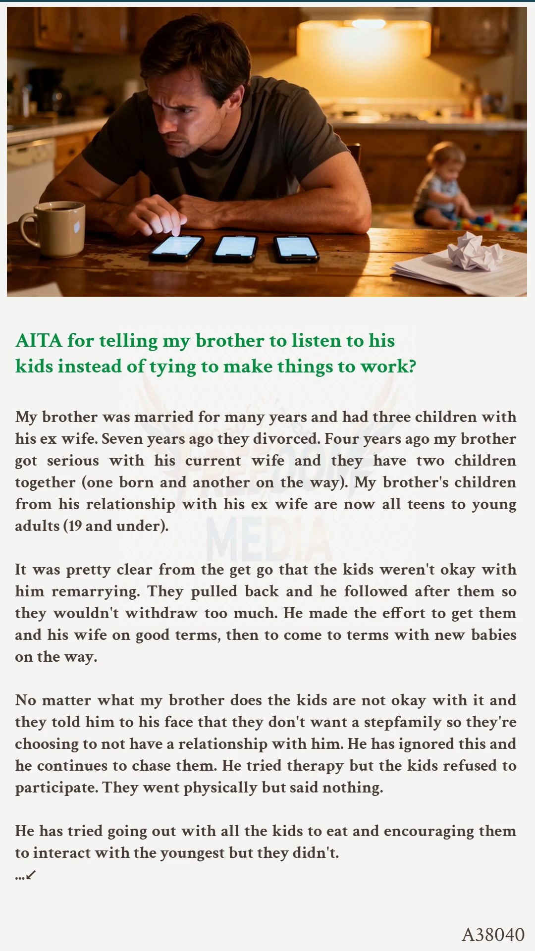 AITA for telling my 🎁 brother to listen to his 😆 kids instead of tying ...