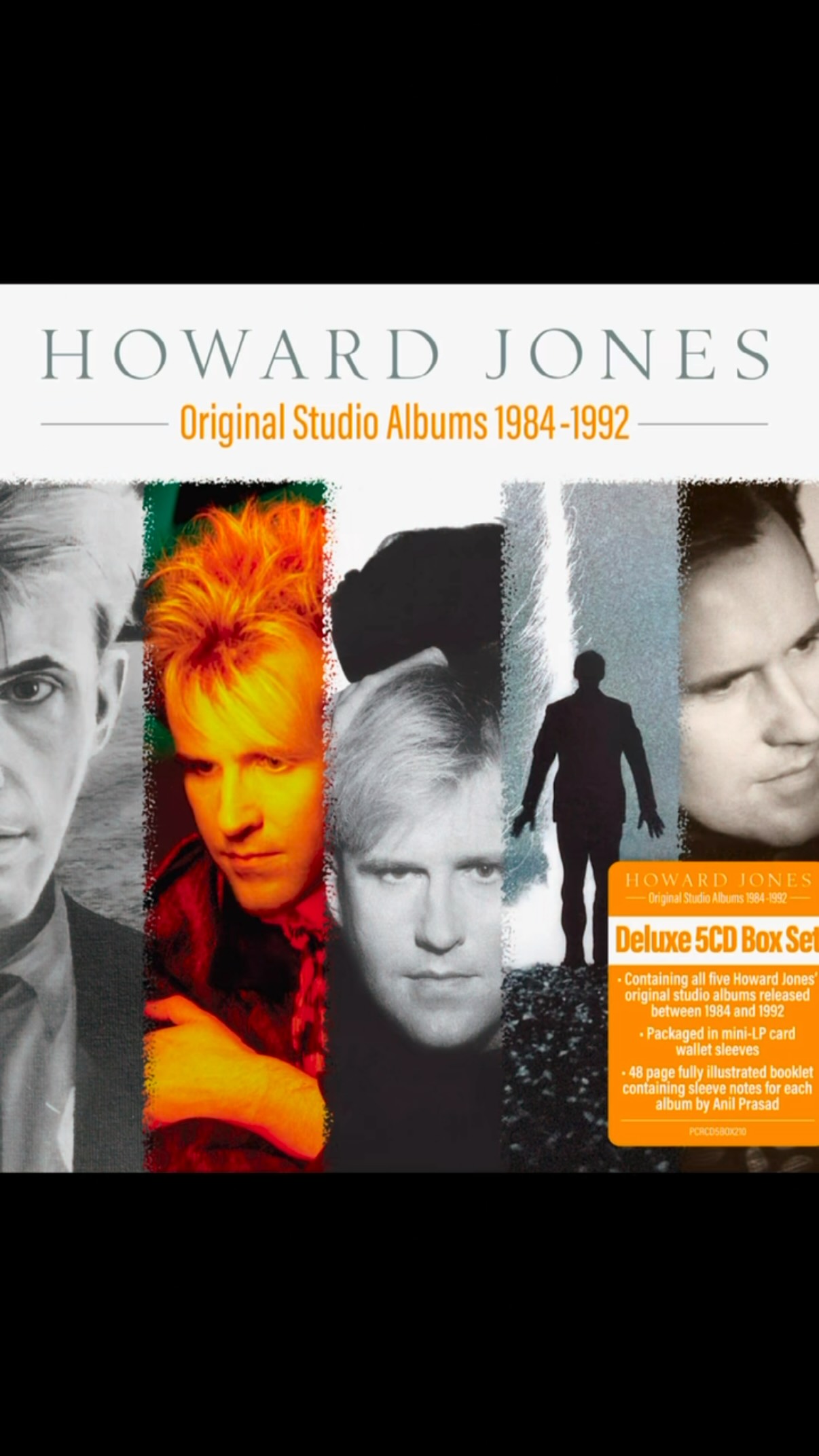5CD Box Set of my first 5 studio albums 1984-1992 available to