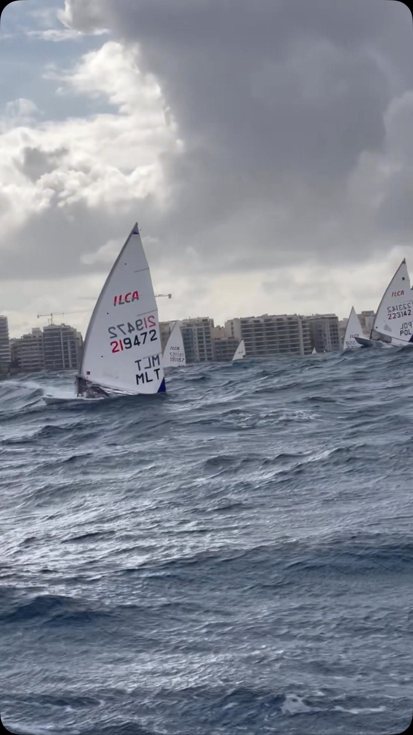 Today's training session in Malta was exhilarating! Big waves and