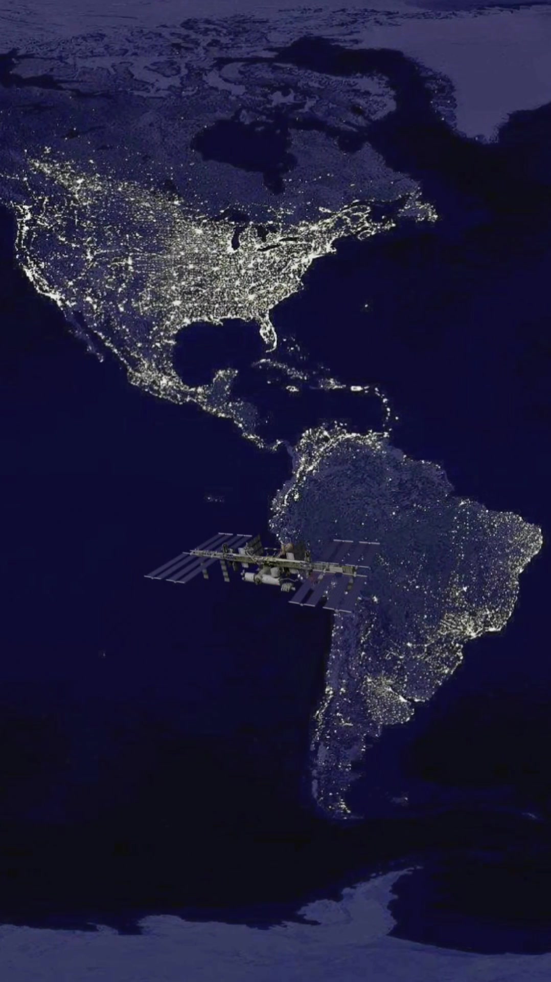 International Space Station Above Our World The International Space ...