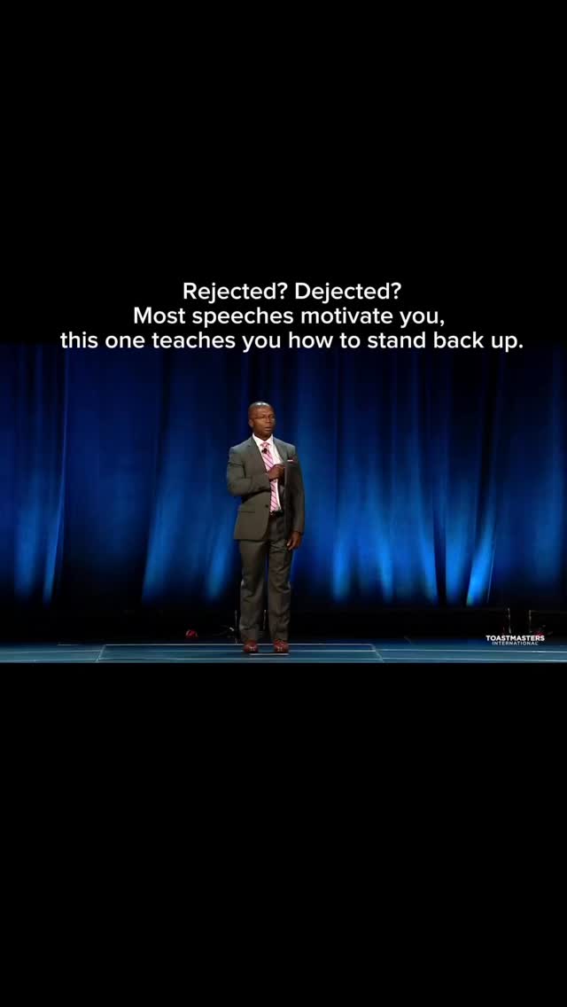 Felt dejected after a rejection? Some speeches motivate you. This one ...
