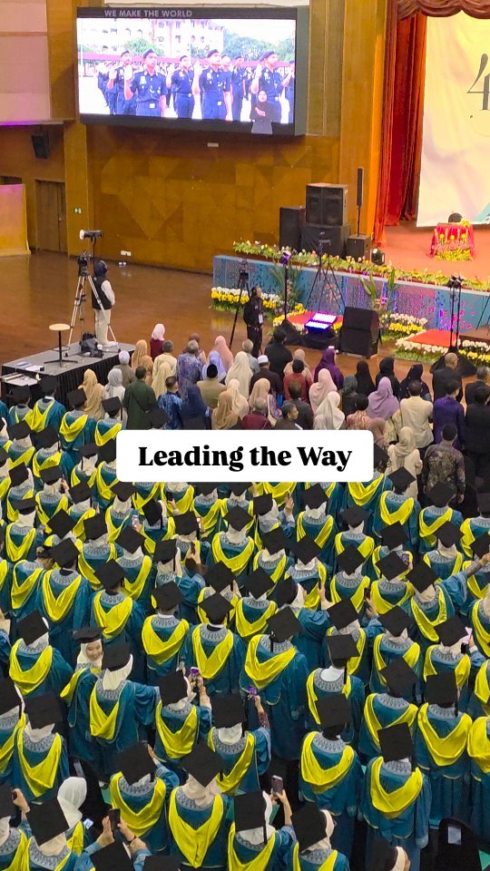 From the first steps of Ta'aruf Week to the proud moment of convocation ...