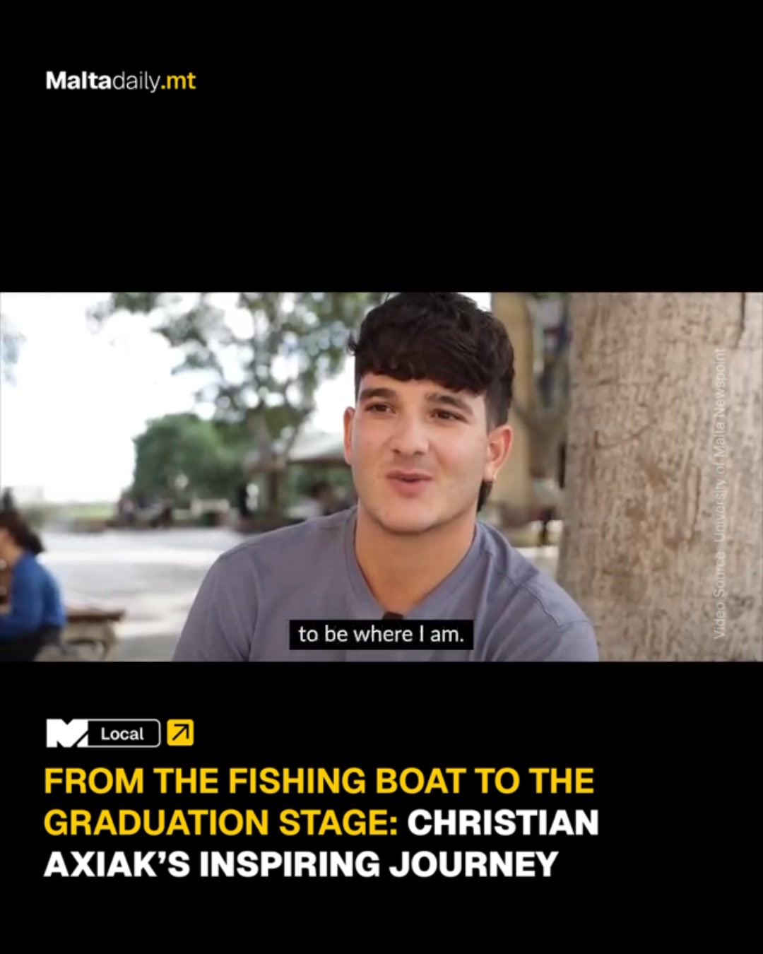 At just 21 years old, Christian Axiak is proving that perseverance can ...