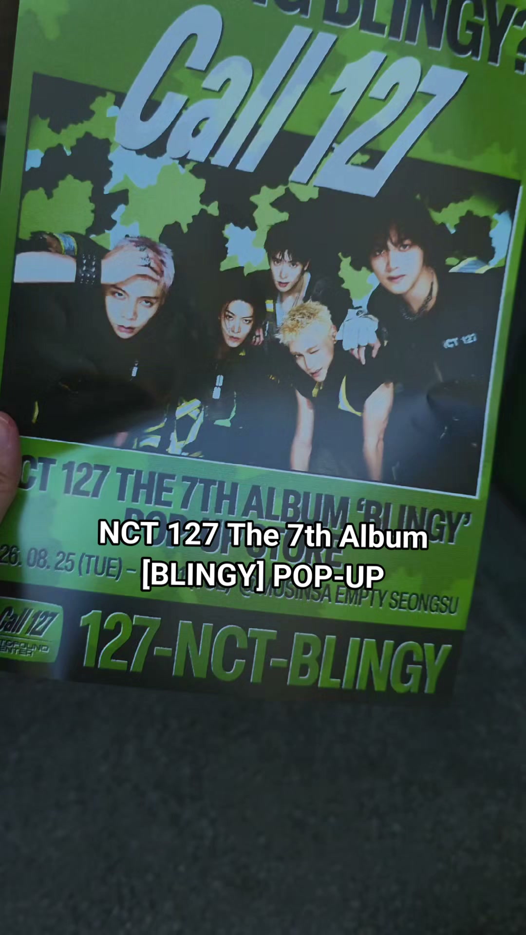WTS LFB PROXY NCT 127 The 7th Album [BLINGY] POP-UP #NCT127 #NCT