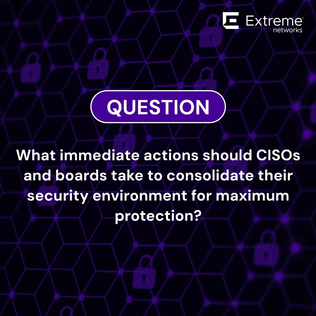 🔒 Cybersecurity should be foundational. Extreme Networks CISO Phil ...