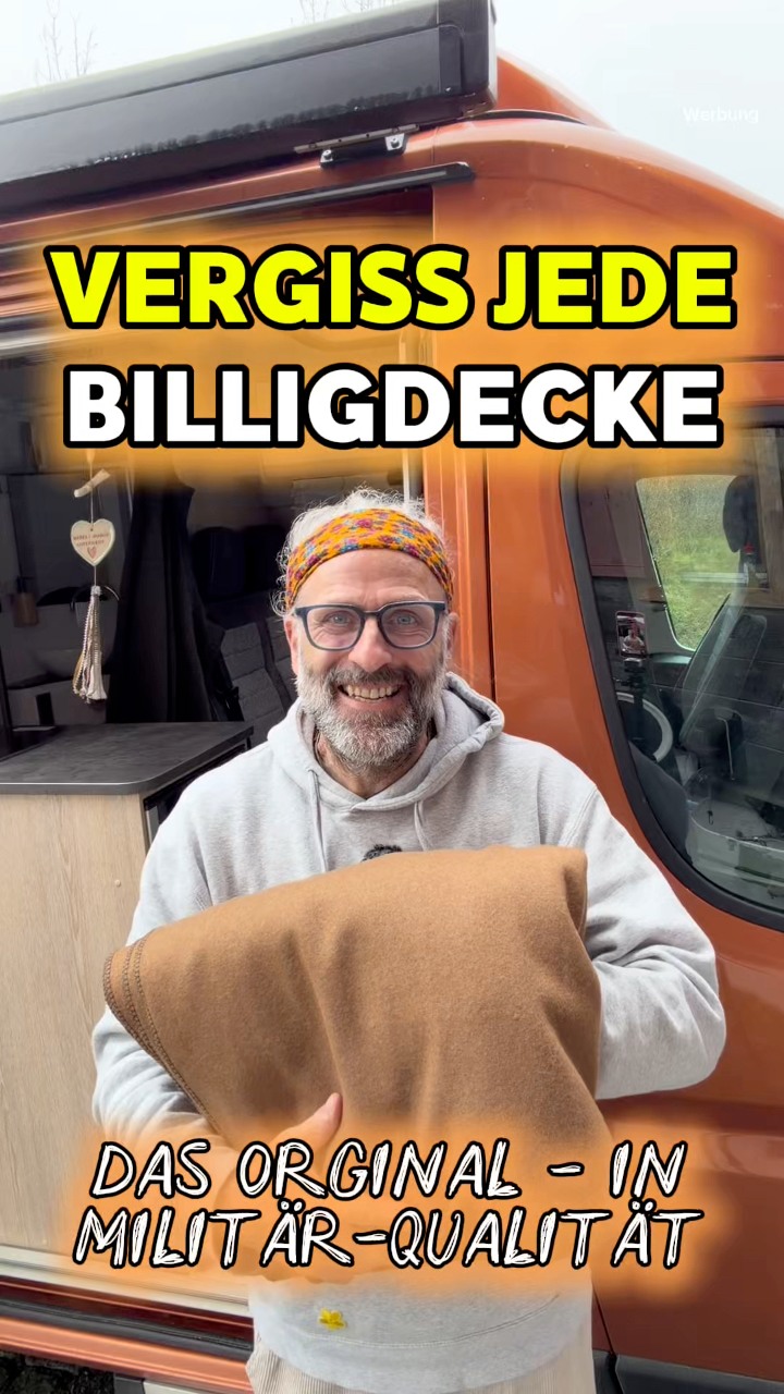Ob Camping, Wohnzimmer, Festival oder Notfall – diese Decke ist für alles gemacht. Robust, warm und absolut zuverlässig. Hier zeige ich dir, warum ich sie liebe. #camping #outdoor #wolldecke