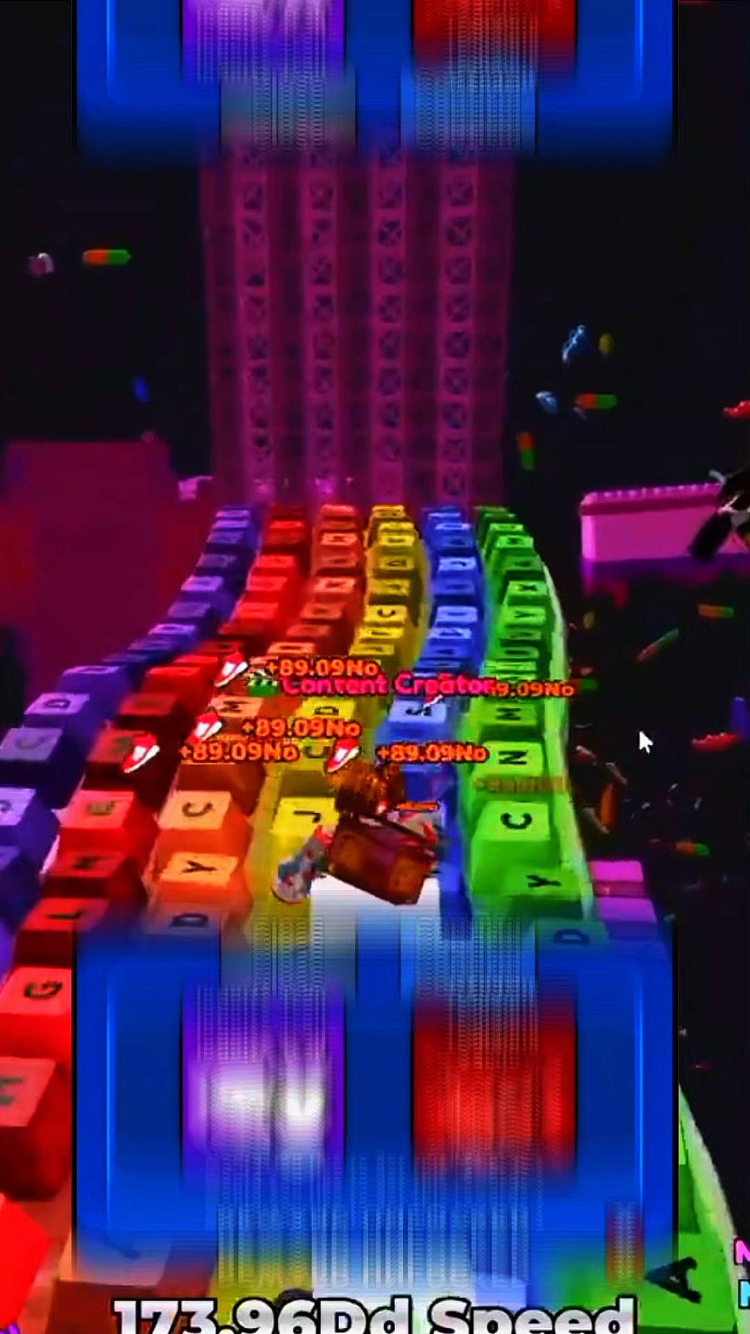 Every Second +1 Speed On SLIME KEYBOARD in Roblox… #Awitados #new